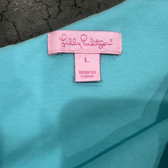 LILLY PULITZER DIONNE One Shoulder Print Dress Size Large - Picture 4 of 5